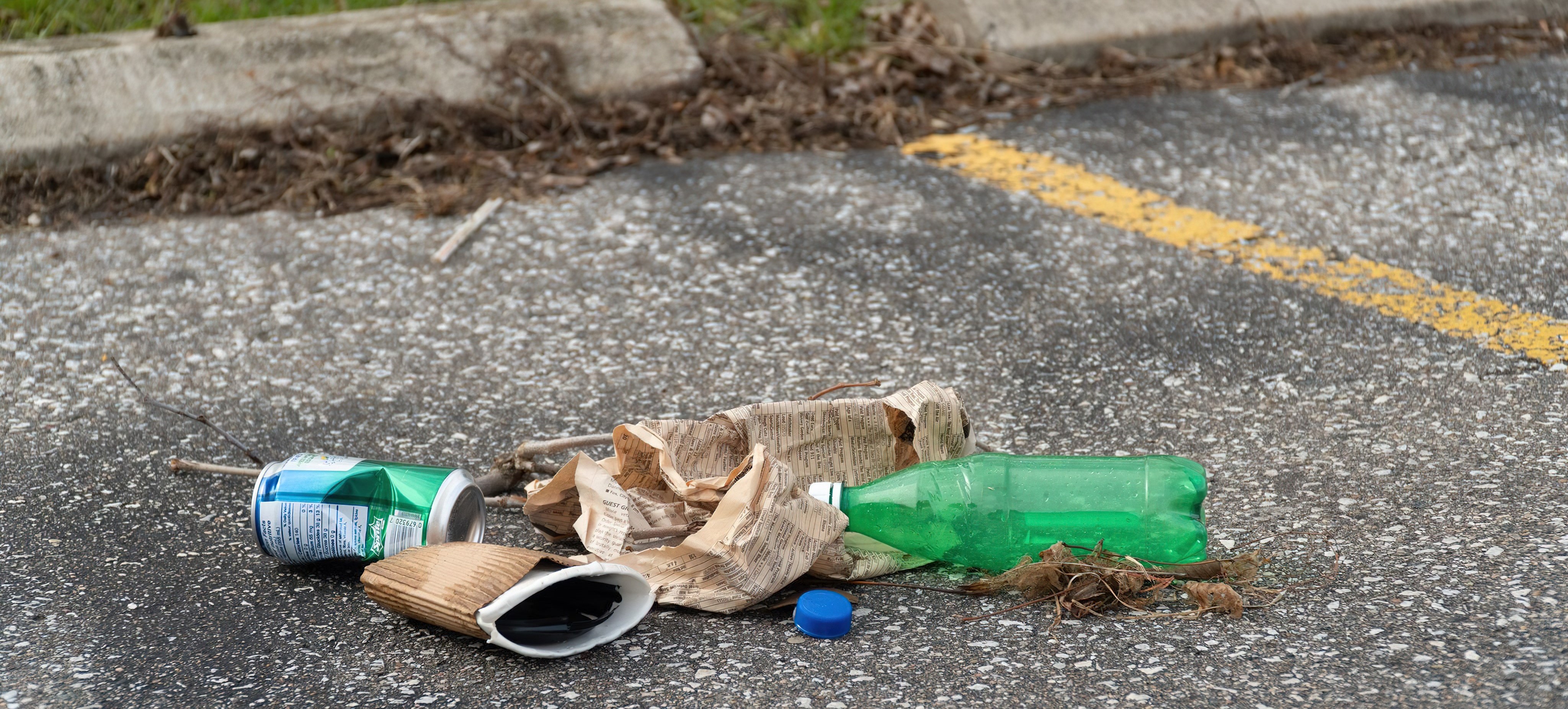 Parking Lot Garbage
